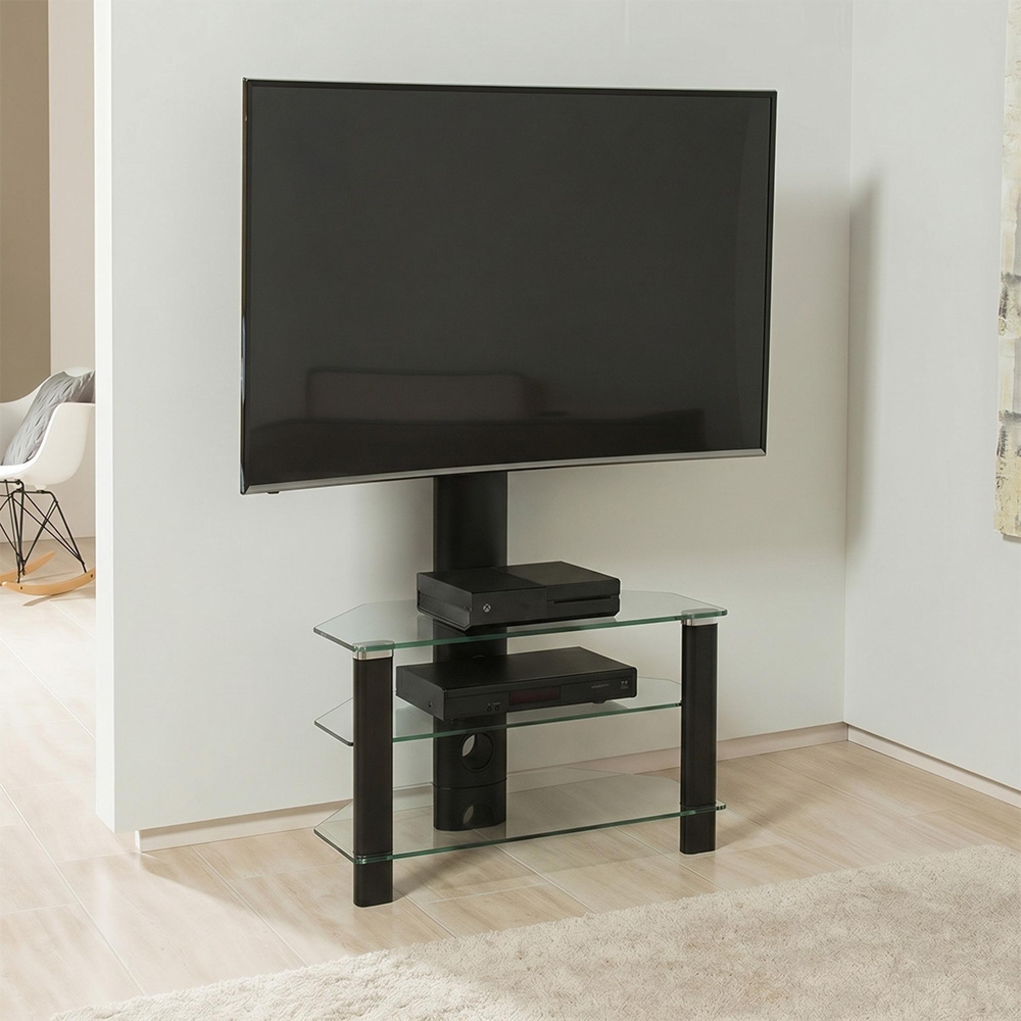 Century TV Stand - Cantilever - 80cm - Black - ADCEC800BLK