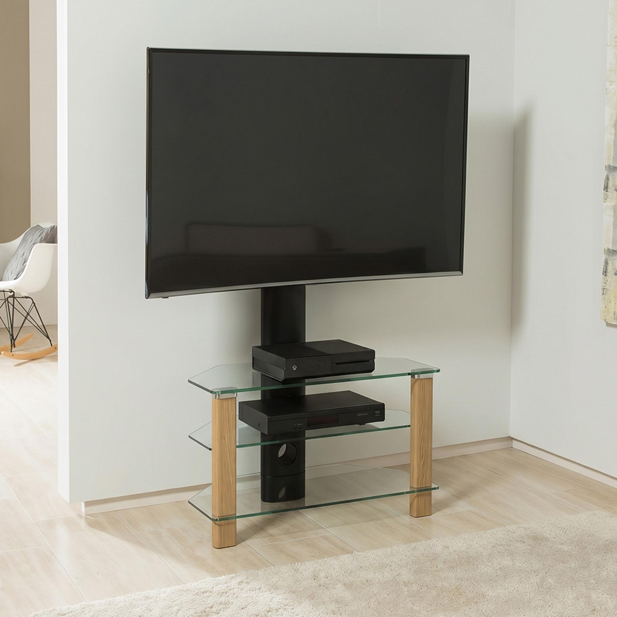 Century TV Stand - Cantilever - 80cm - Light Oak - ADCEC800LO