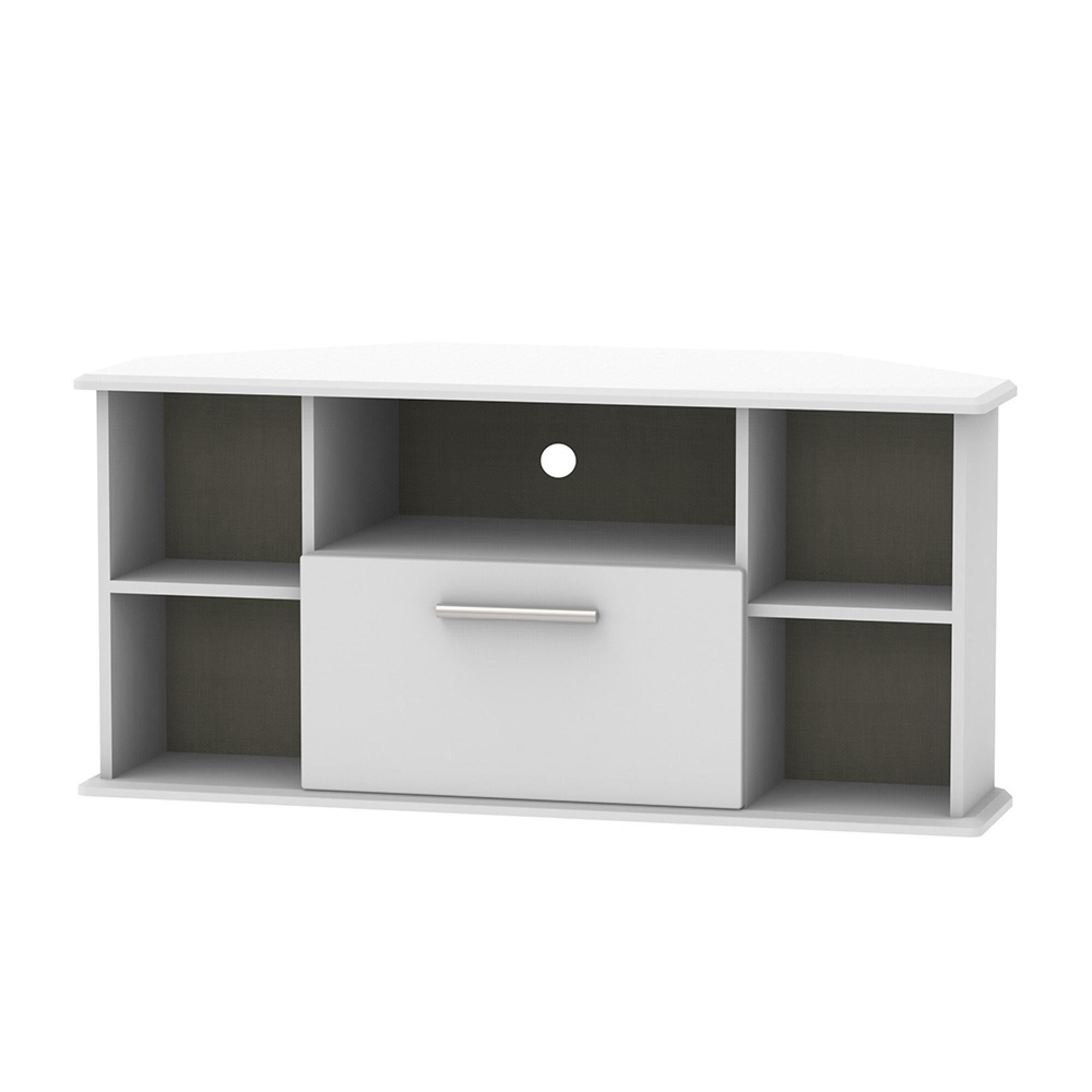 Knightsbridge TV Unit - 115cm - Corner - Grey