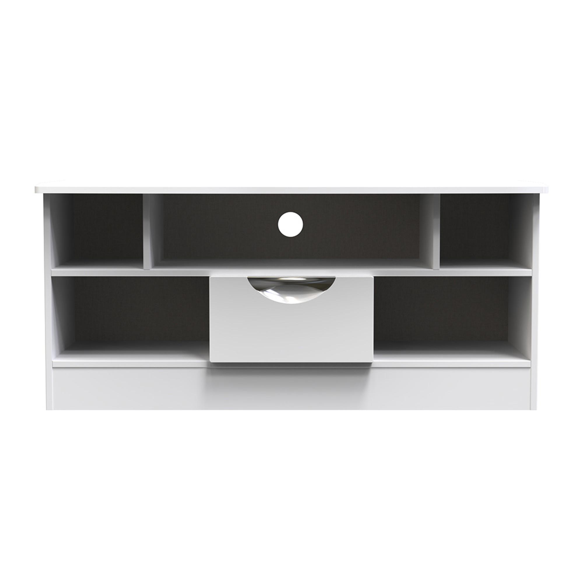 Camden TV Unit - 110cm - White Gloss