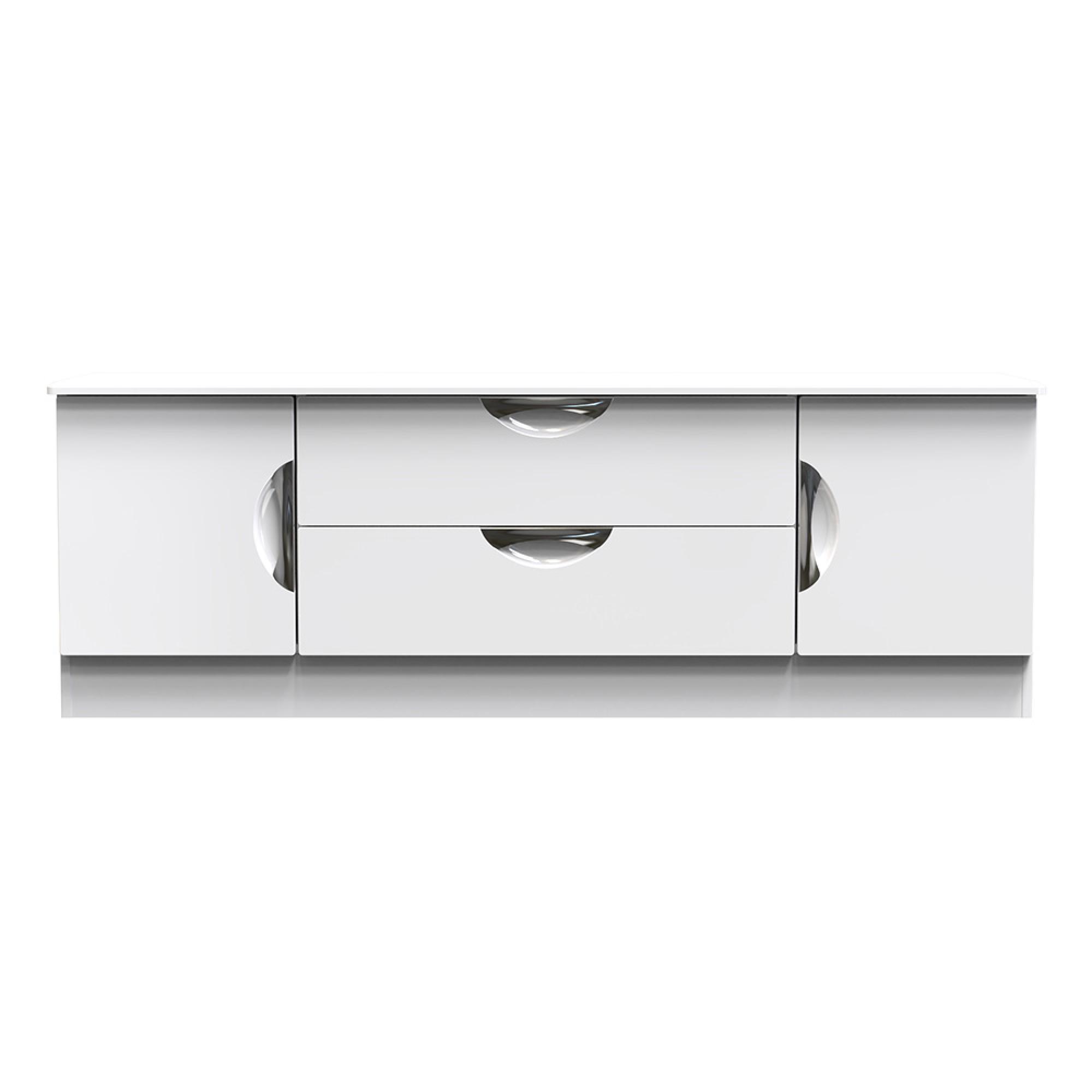 Camden TV Unit - 145cm - White Gloss