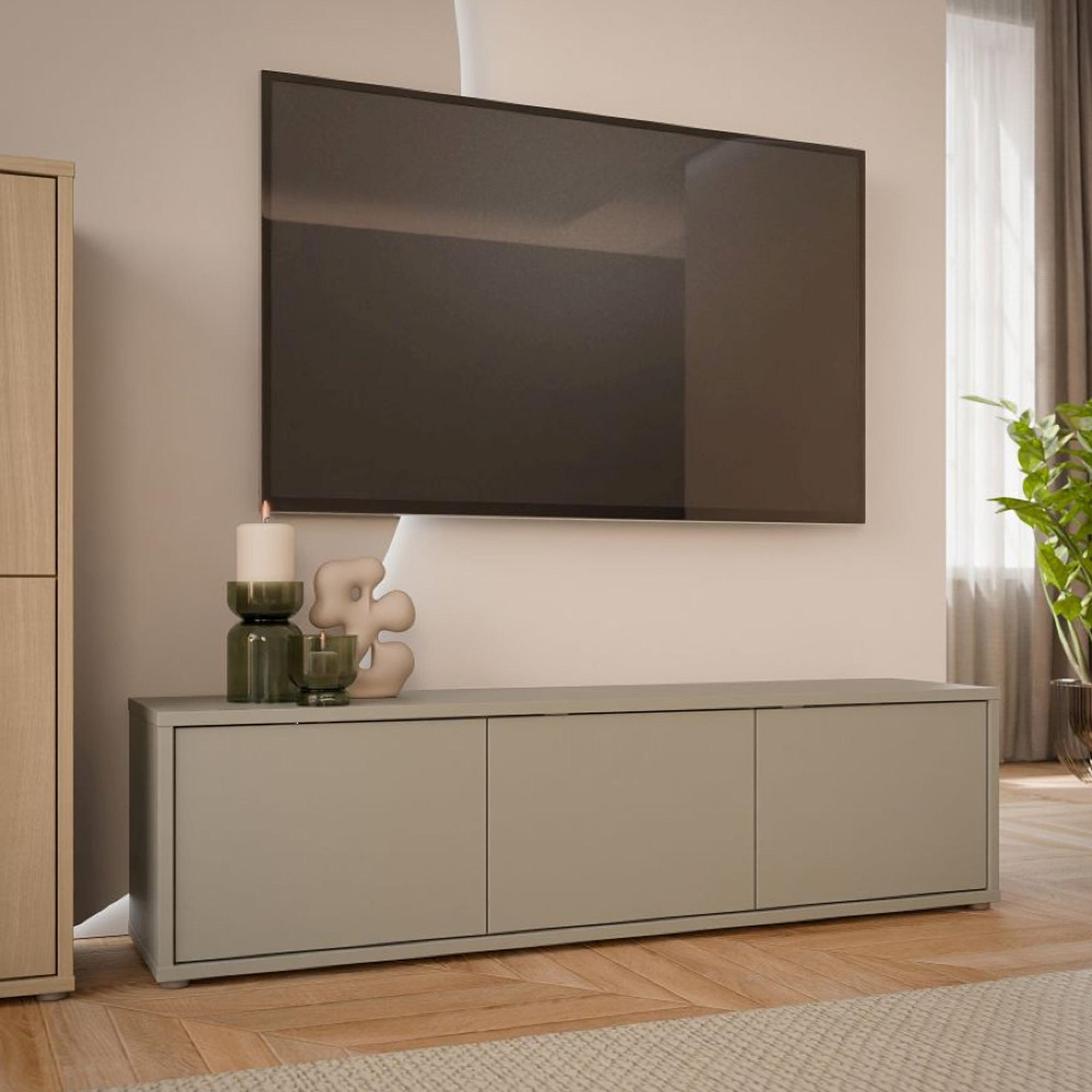 Alice Springs TV Cabinet - 3 Door - 154.2cm - Taupe