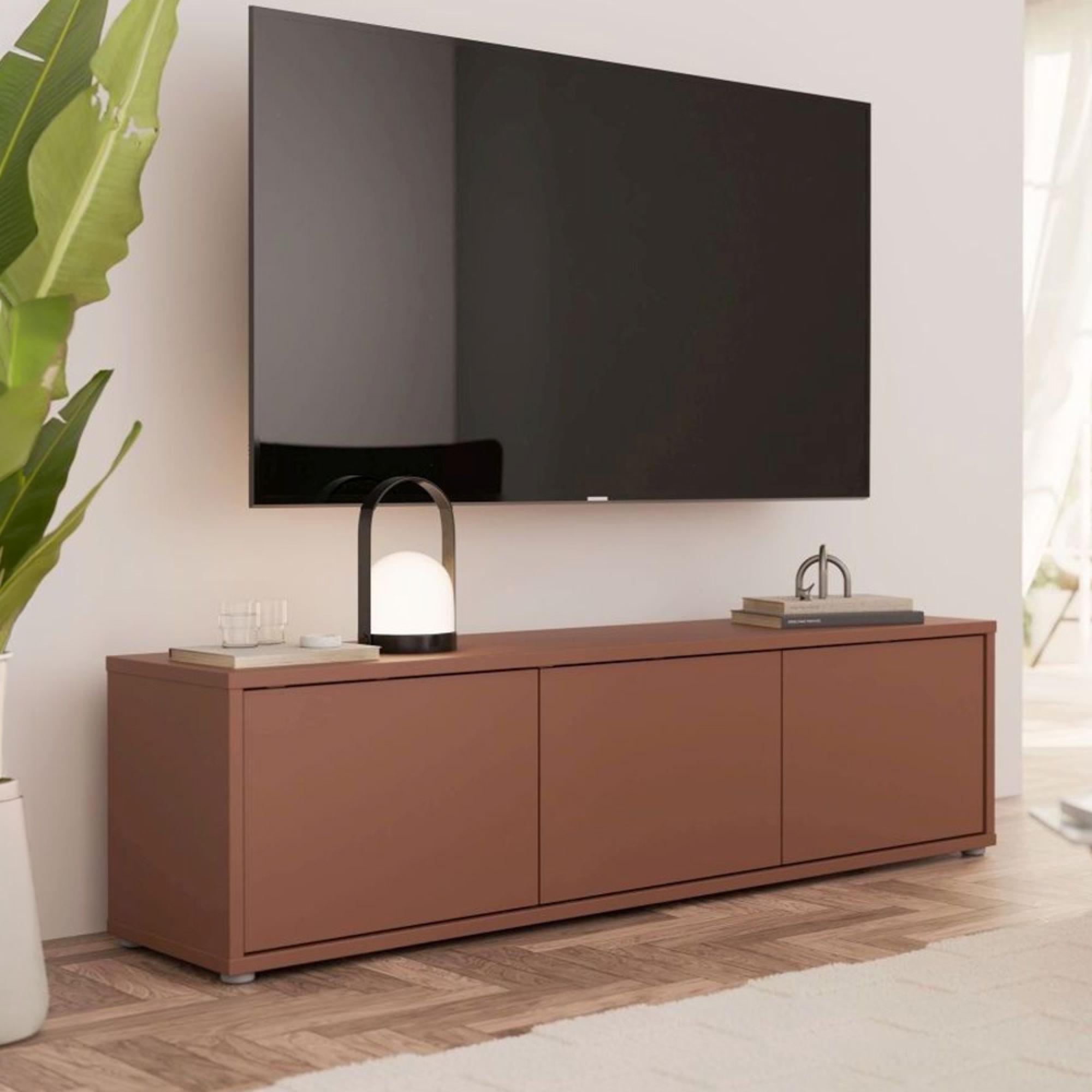 Alice Springs TV Cabinet - 3 Door - 154.2cm - Terracotta