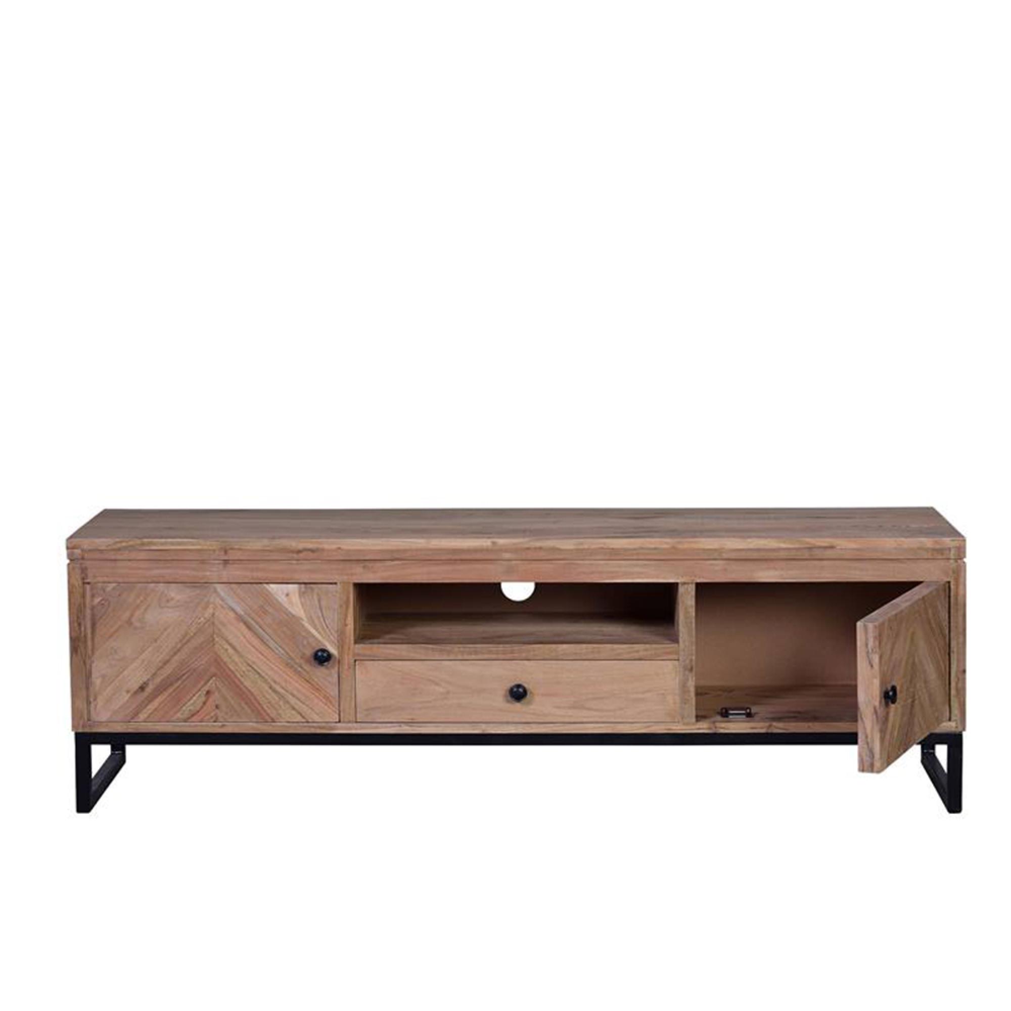 Amandas Storage TV Unit - Solid Acacia Wood