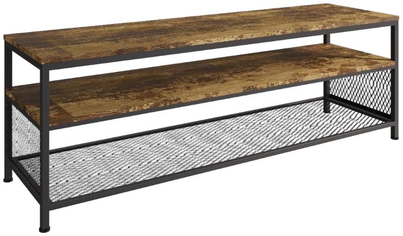 Barren Rustic Oak TV Stand