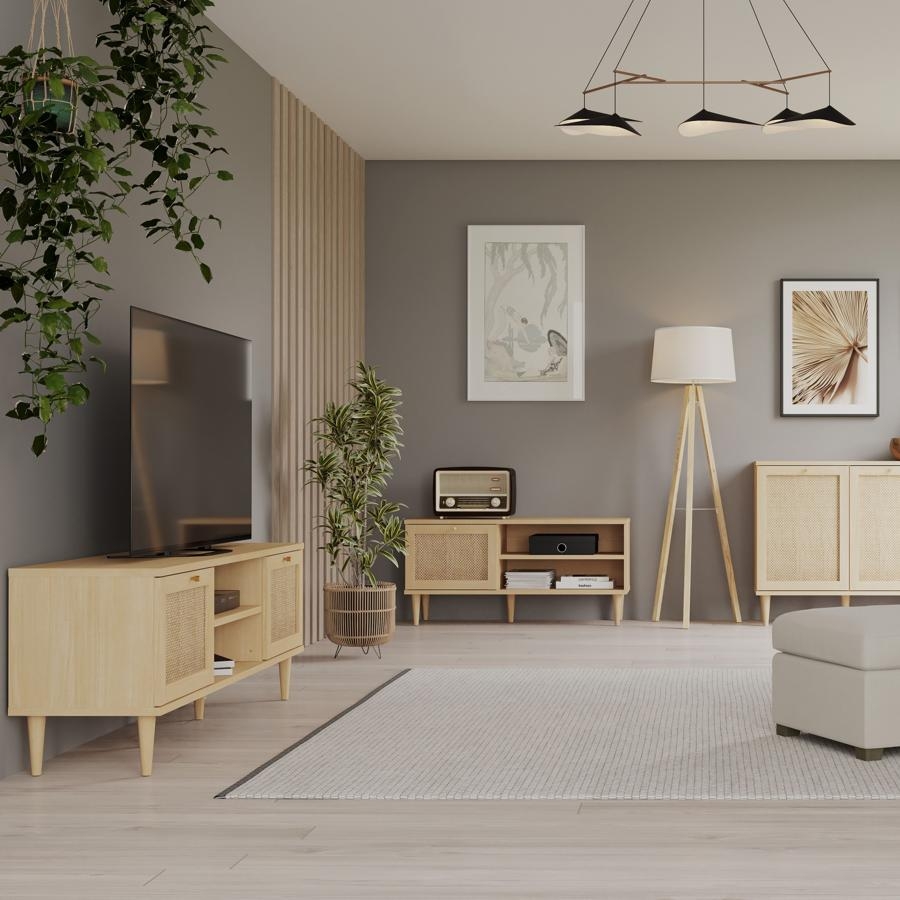 Calasetta TV Unit - 2 Door - 159cm - Rattan