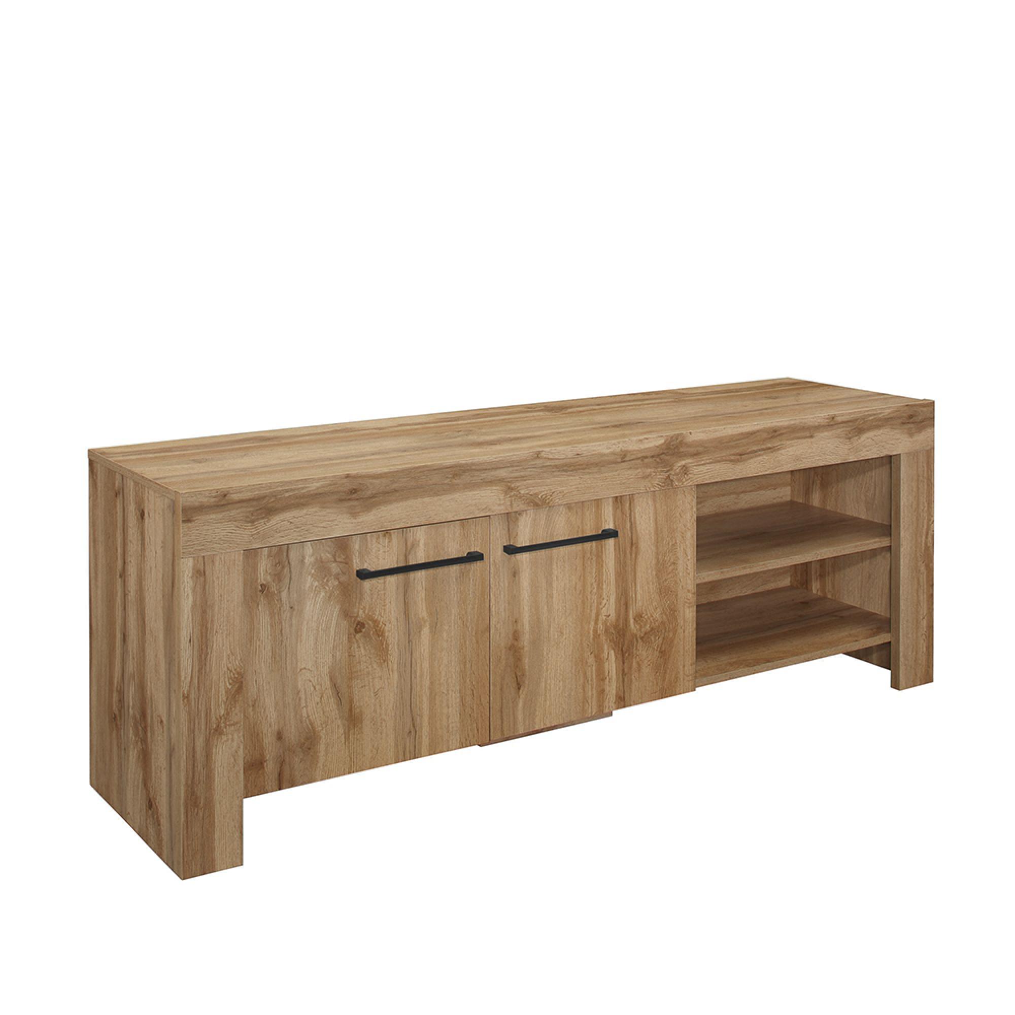 Compton TV Unit - 2 Door - Oak