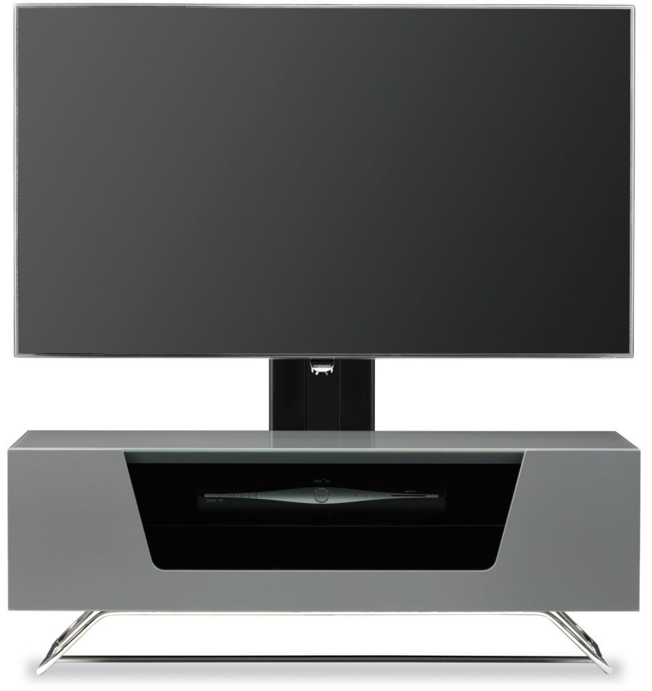 Conway Grey Cantilever 100cm TV Stand - CRO2-1000BKT-GRY