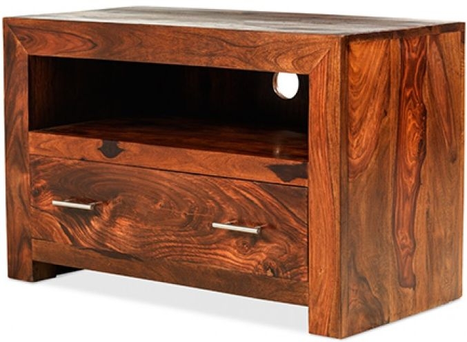 Cube Sheesham 82cm TV Unit
