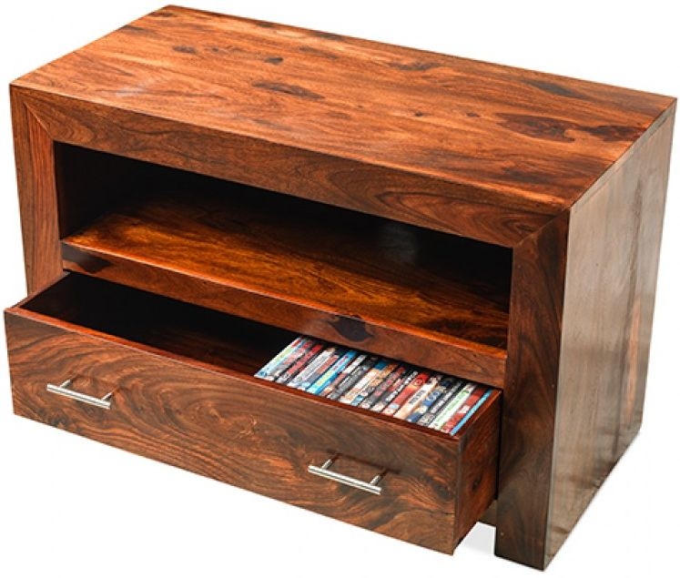 Cube Sheesham 82cm TV Unit