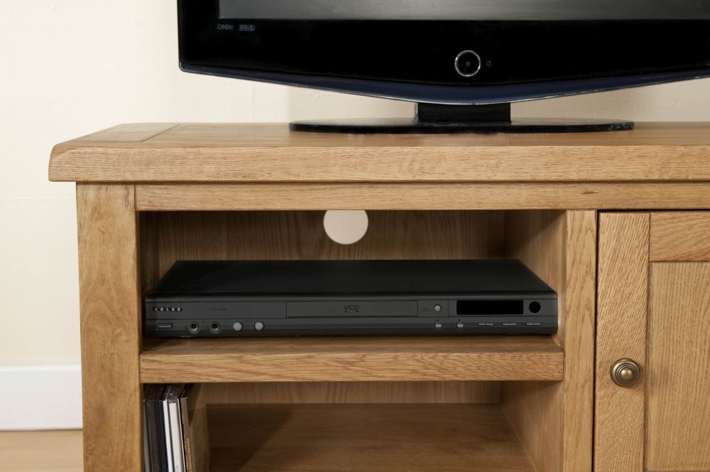Dorset TV Unit - 1 Door - Small - Oak