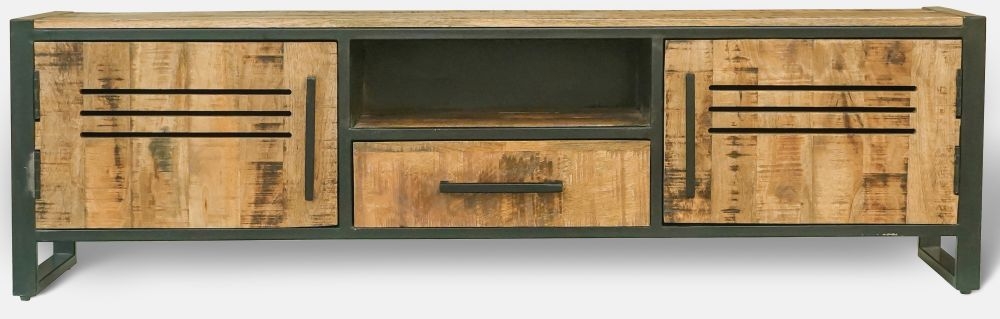 Frais Industrial Rustic Wood 160cm TV Unit