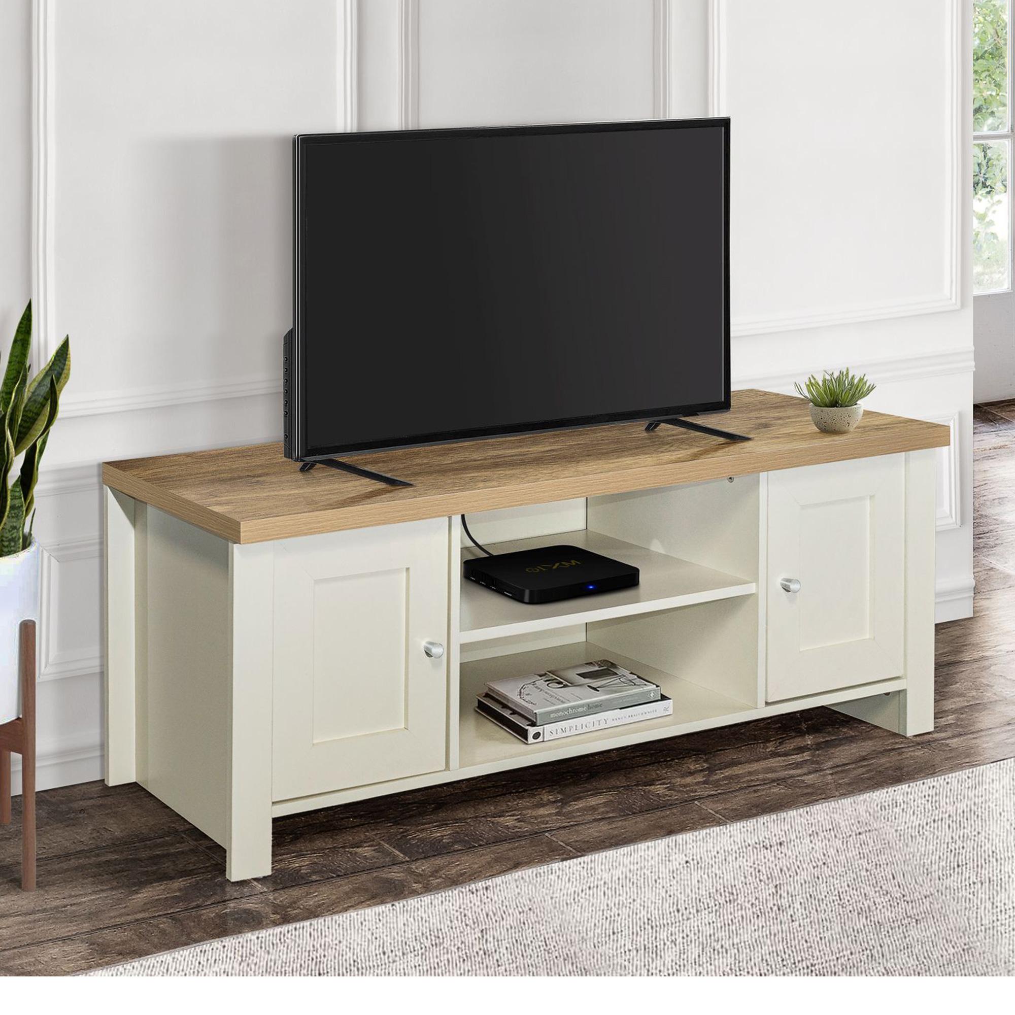 Highgate TV Unit - 2 Door - Cream Painted