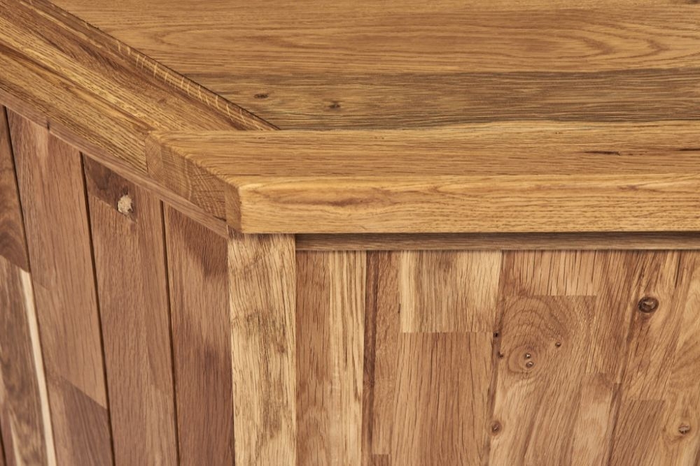 Kent Oak Large Corner TV Unit