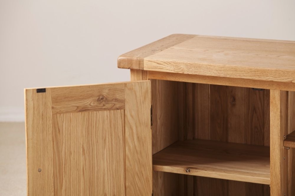 Kent TV Unit - 145cm - Medium - Oak