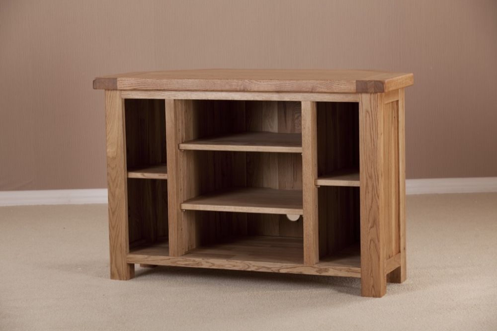 Kent Oak Small Corner TV Unit