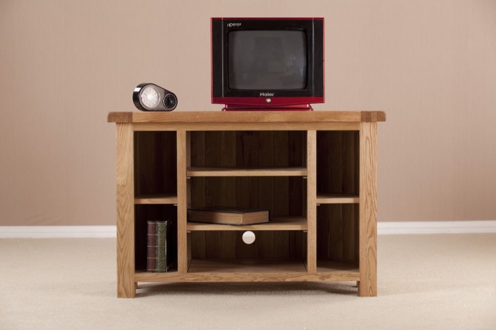 Kent Oak Small Corner TV Unit