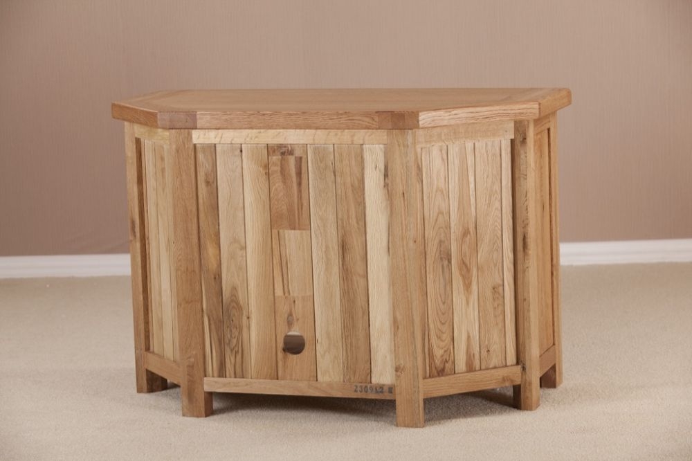 Kent Oak Small Corner TV Unit