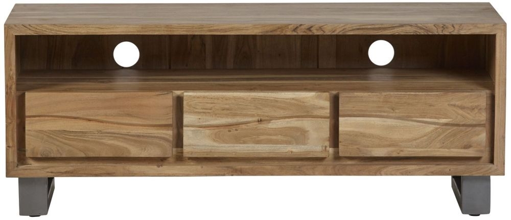 Kota Live Edge Solid Acacia Wood 140cm TV Unit