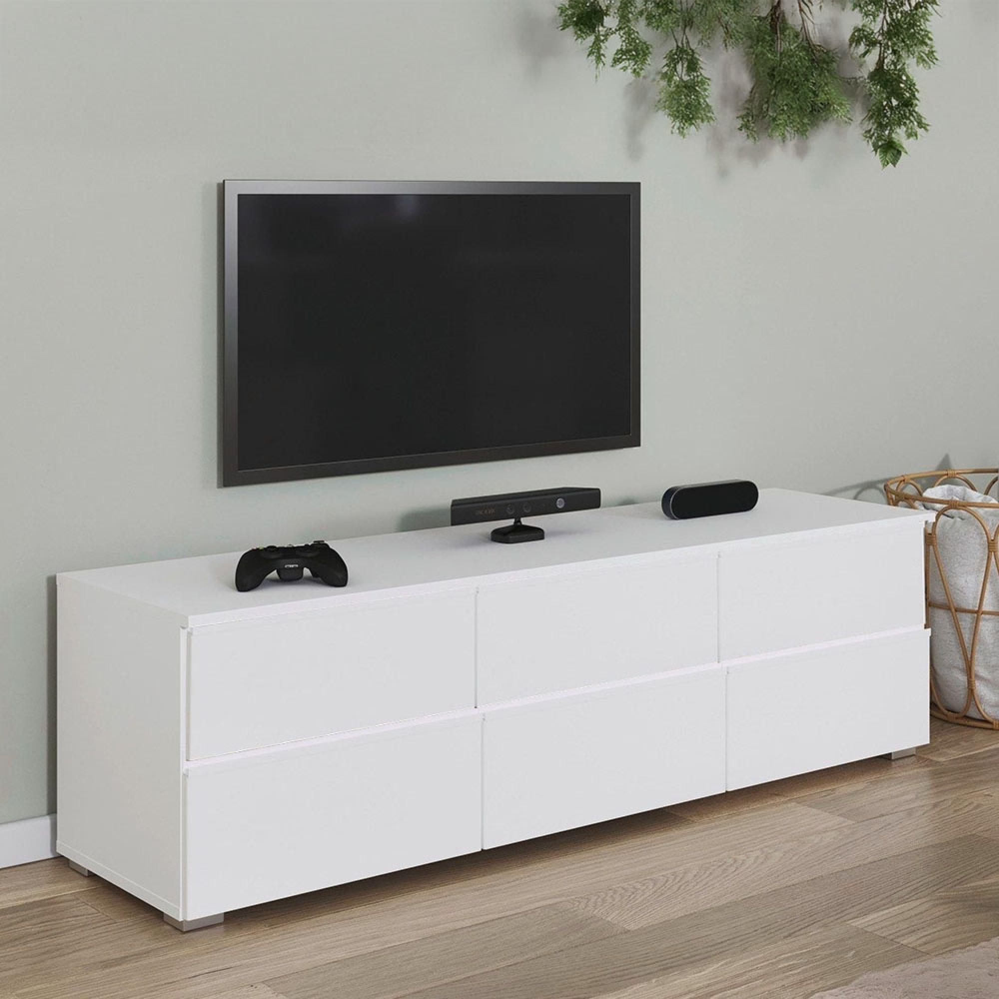 Rauch Joel 120cm Storage TV Unit - Alpine White