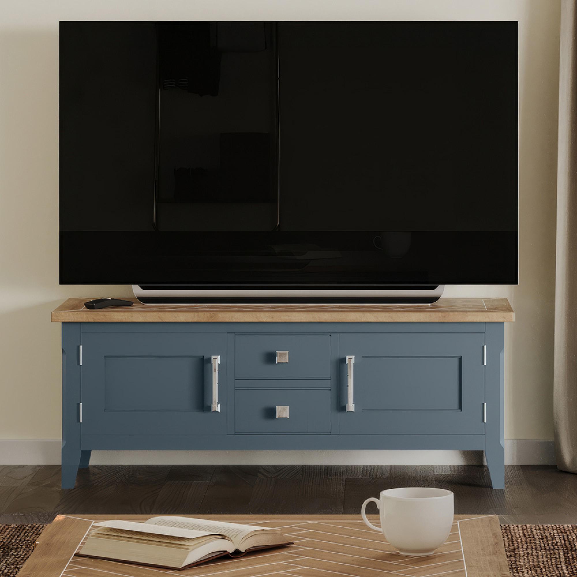 Signature Blue TV Unit - 120cm