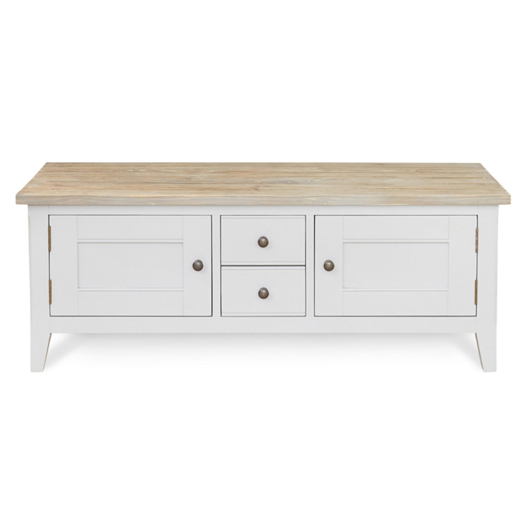 Signature Grey Painted TV Stand - 2 Door - 2 Drawer
