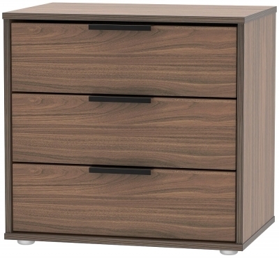 Carini Walnut with Low Styled Glides Legs