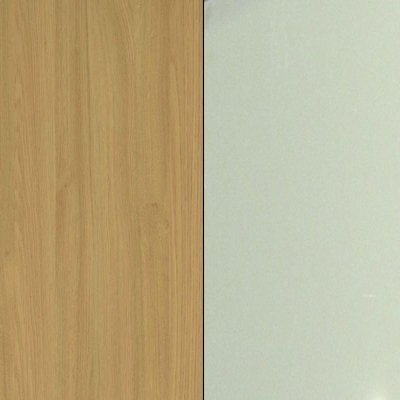 Modern Oak Front and Mushroom Base Unit