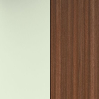 Vanilla Front and Noche Walnut Base Unit