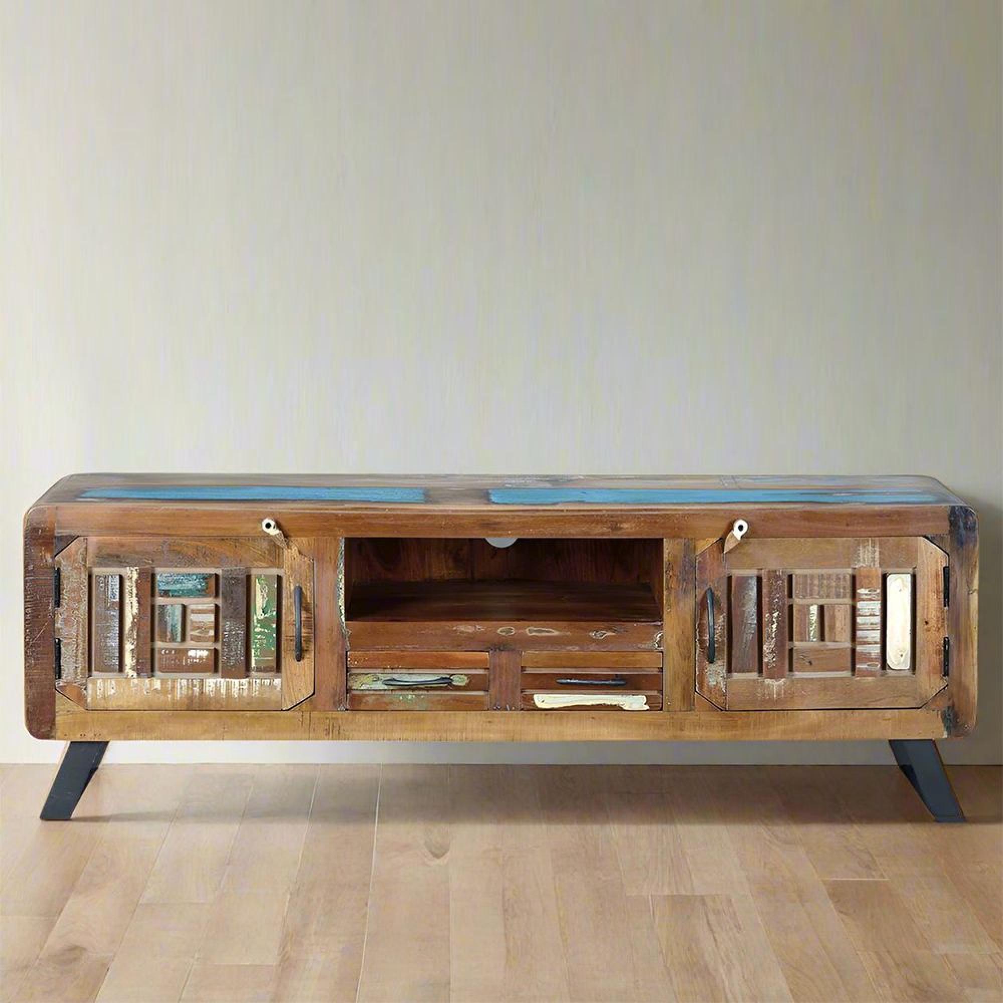 Zangird TV Unit - 2 Door - Recycled Wood