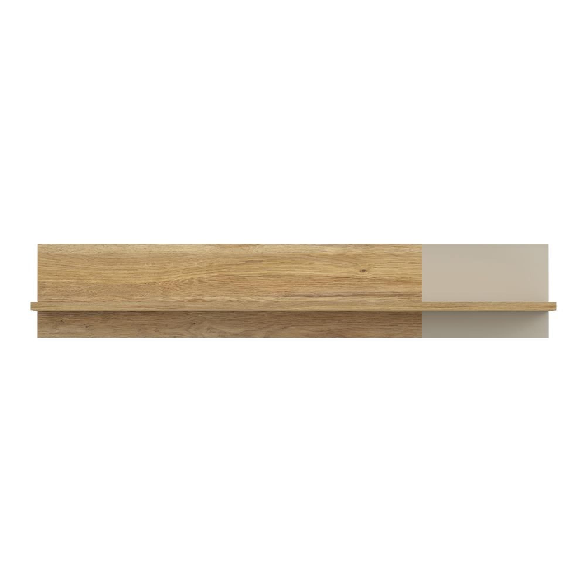 Bixbite Wall Shelf - Light Oak and Sand