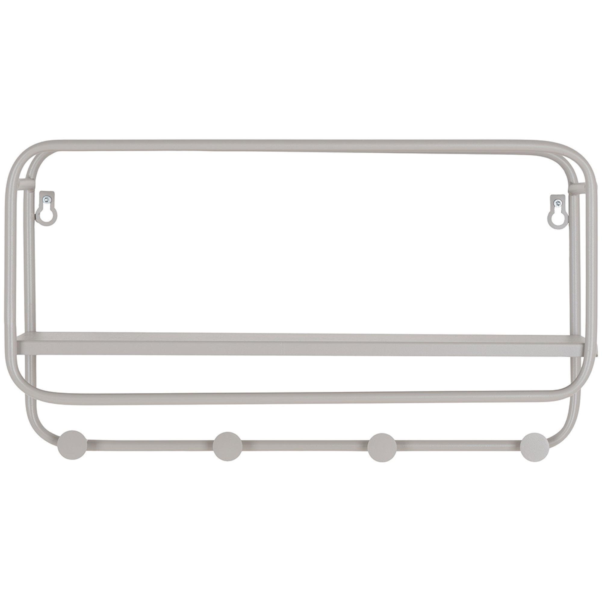 Feira Hat Shelf - Grey Metal