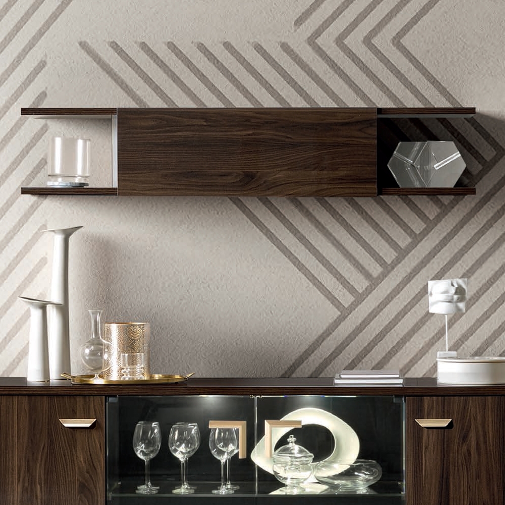 Volare Wall Shelf - Large - Walnut