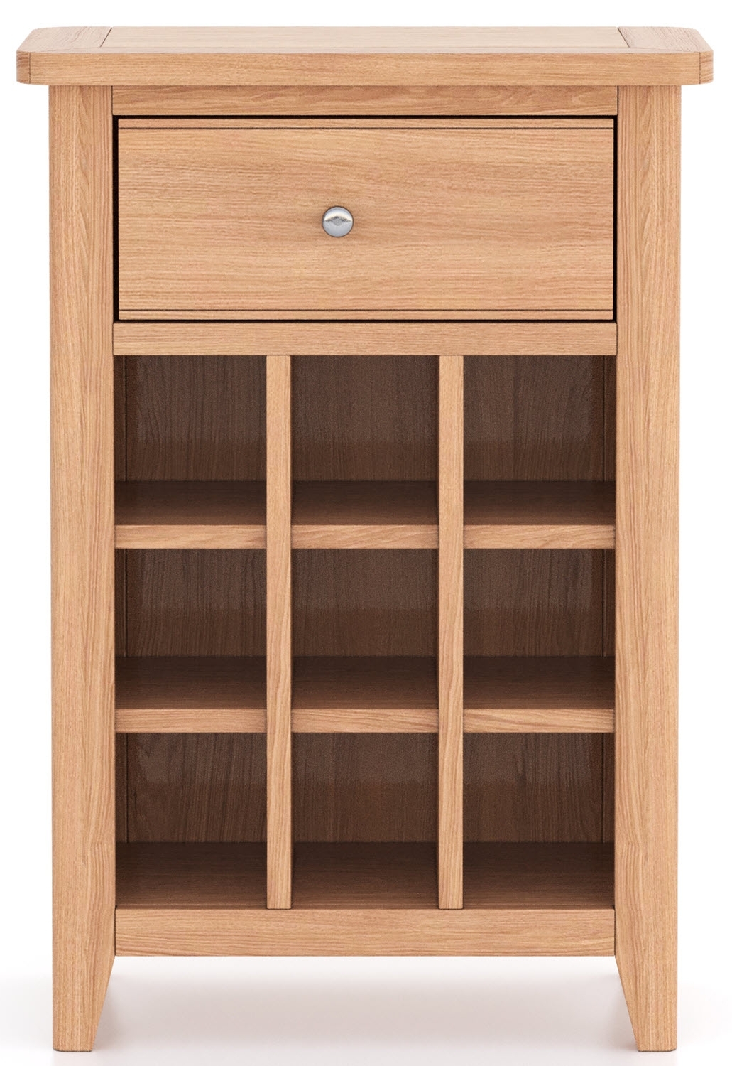 Arden Oak Small Wine Rack