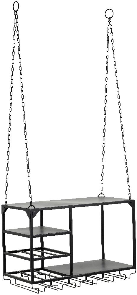 Loft Wine Rack - Small - Black