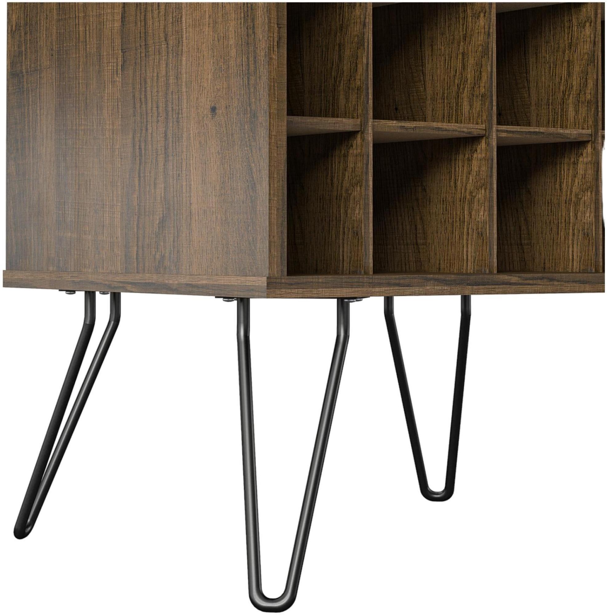 Novogratz Concord Wine Rack Cabinet - Brown Oak - 8374322COMNUK