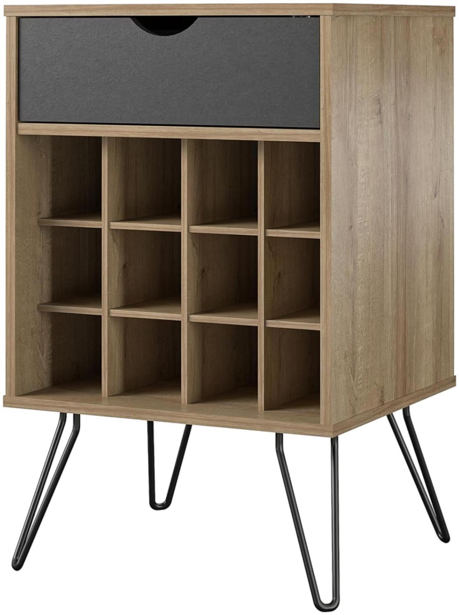 Novogratz Concord Wine Rack Cabinet - Natural - 8374348COMNUK