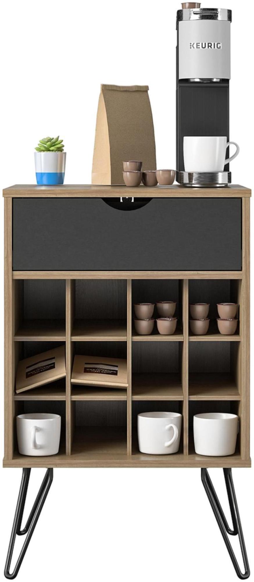 Novogratz Concord Wine Rack Cabinet - Natural - 8374348COMNUK