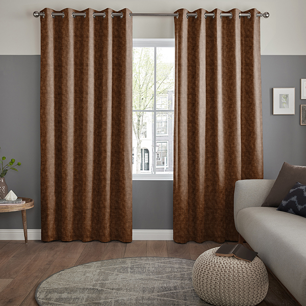 Brown Curtains