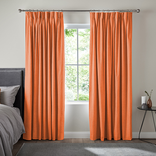 Orange Curtains
