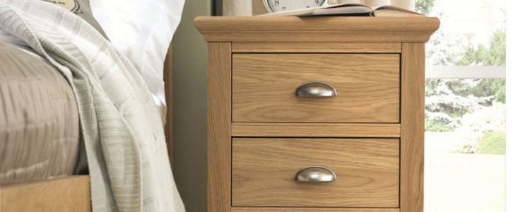 Oak Bedside Cabinets