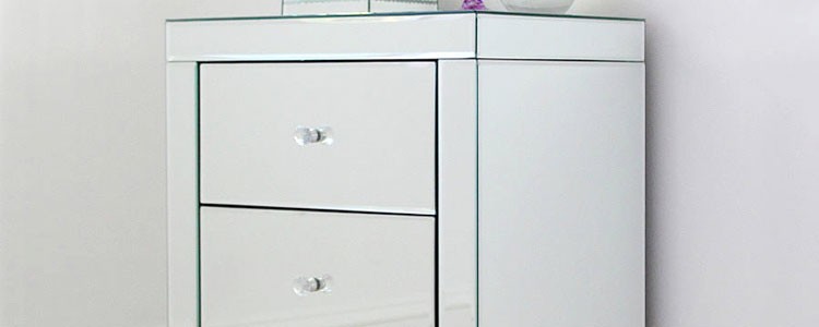 Mirrored Bedside Cabinets