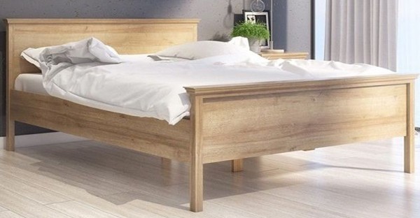 French Louis Solid Oak 5ft King Size Sleigh Bed  King size bed frame, Bed  frame design, Sleigh beds