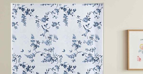 Flowers and Leaves Roman Blinds