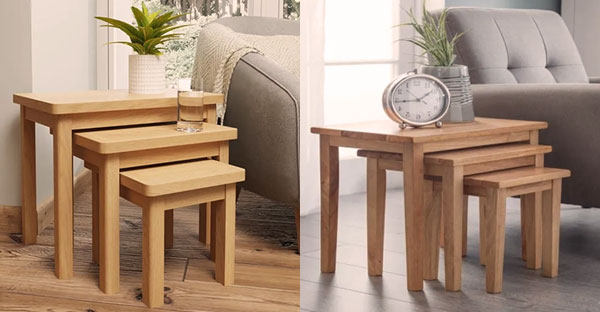 Wooden Nest of Tables