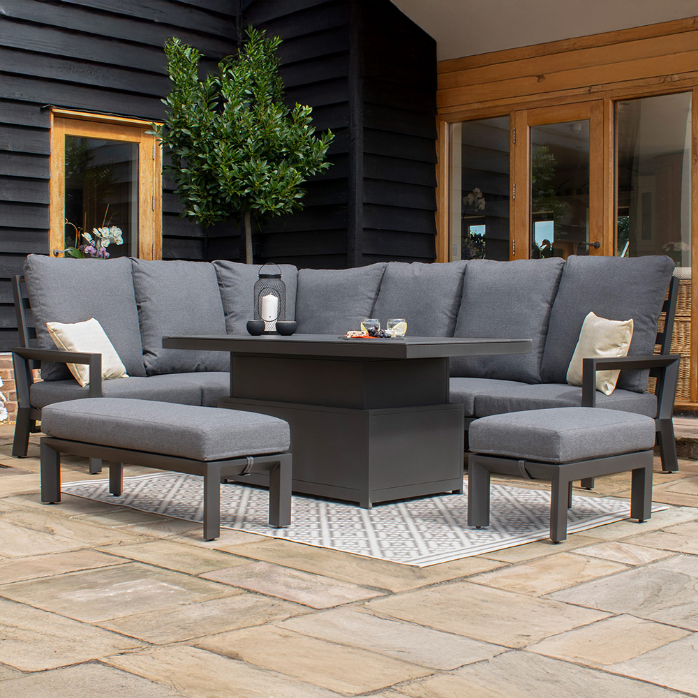 Garden Furniture with Rising Tables