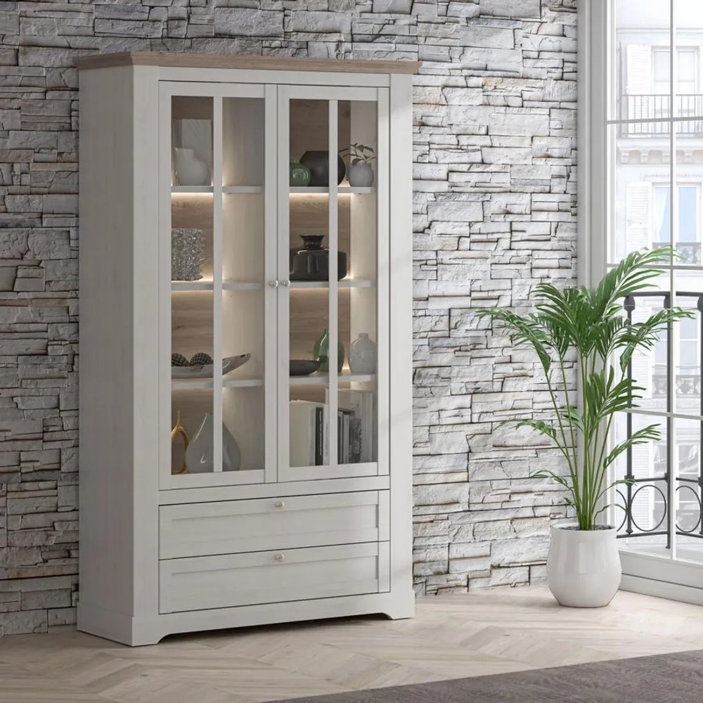 White Display Cabinet