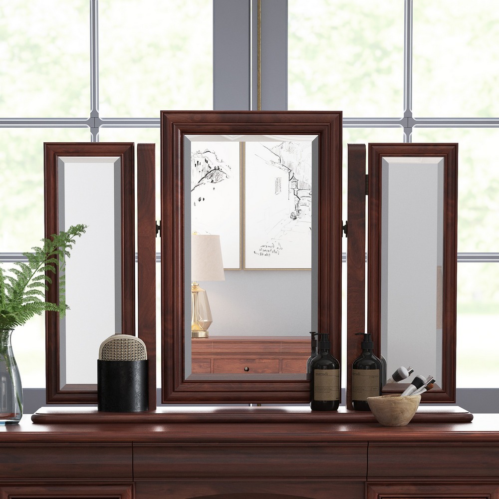 Dark Wood Bedroom Mirrors