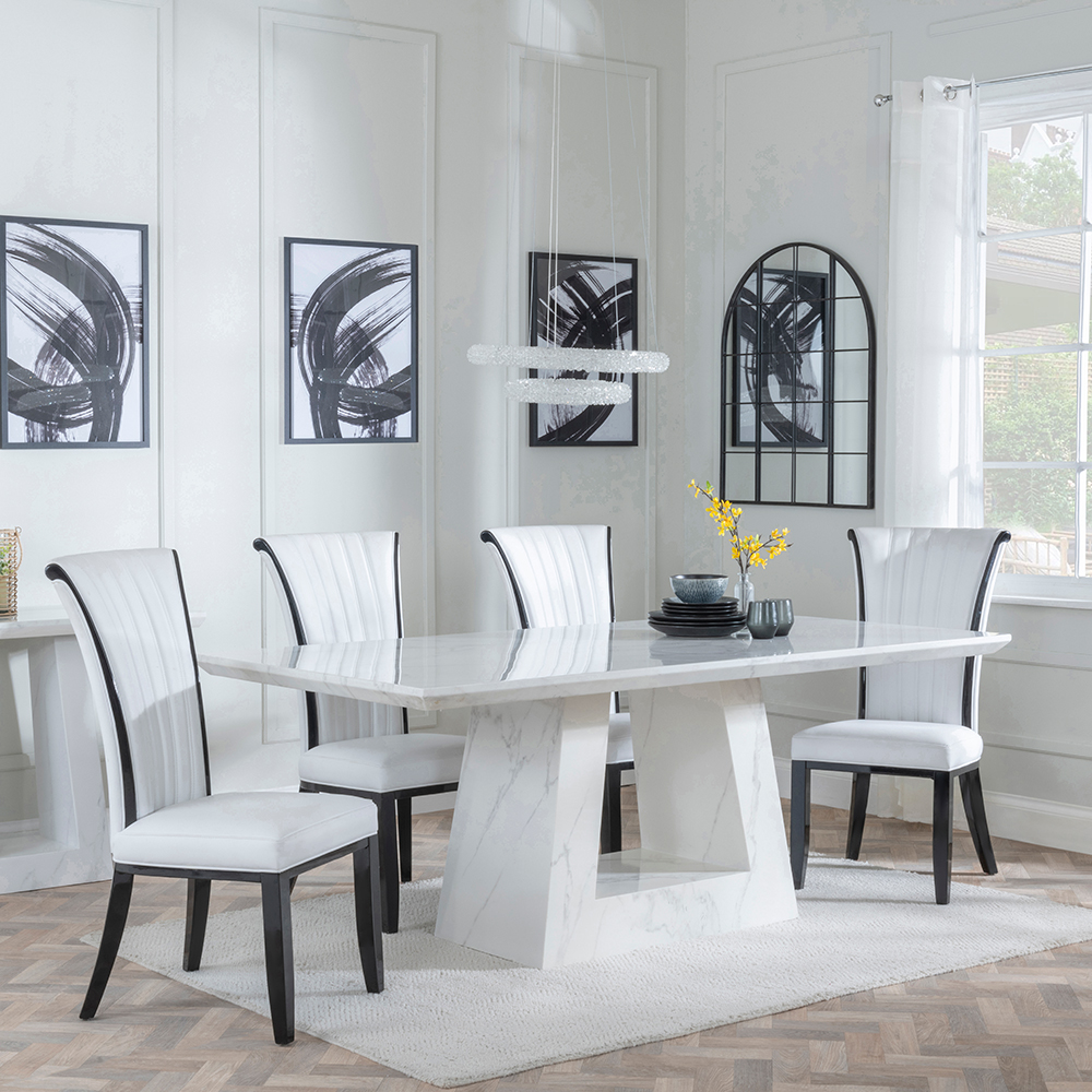 White Dining Set