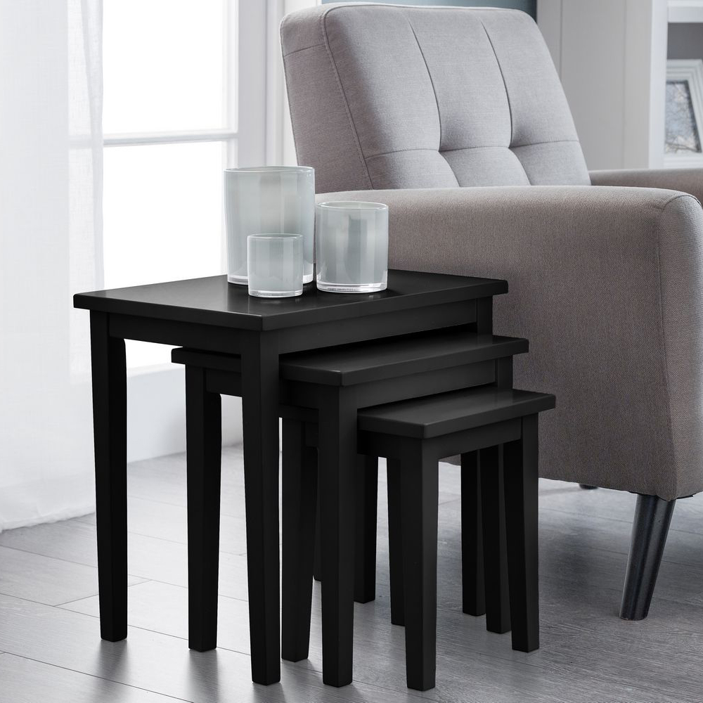 Black Nest of Table